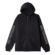 (111751641)ROUGH DRAFT ZIP UP HD-BLK
